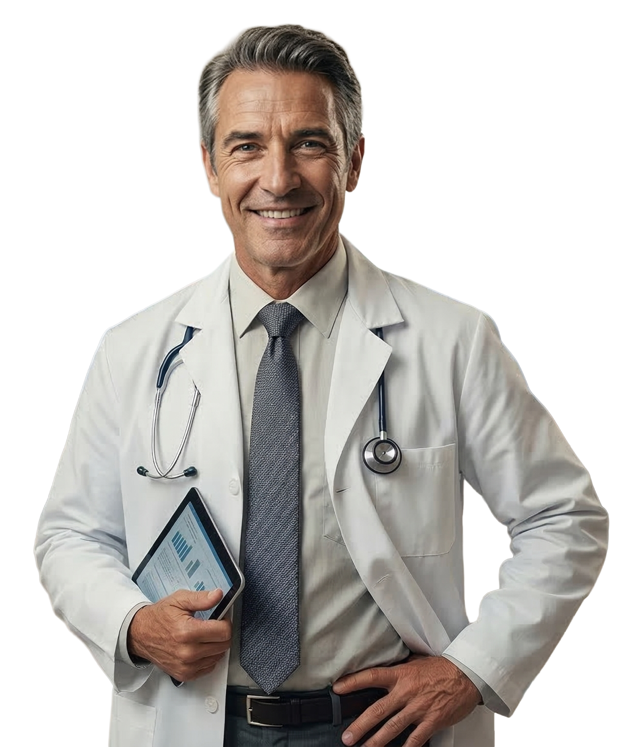 Medico sorridente